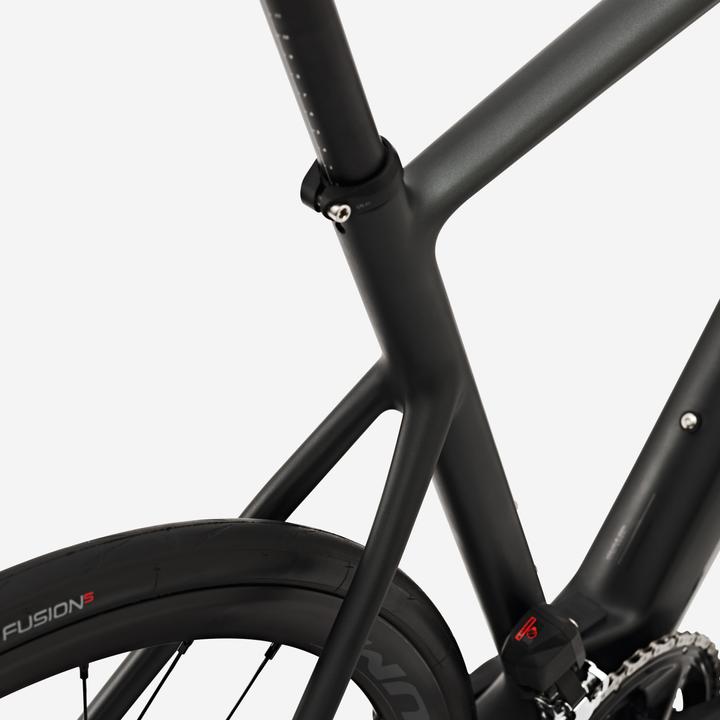 Actual product image Van rysel E-road bike Carbon E-EDR CF Mahle X20 Shimano 105 Di2 green