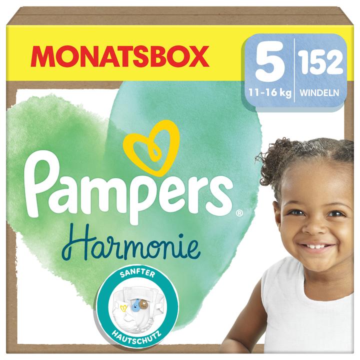 Produktbild Pampers Harmonie (Gr. 5, Monatsbox, 152 Stück)