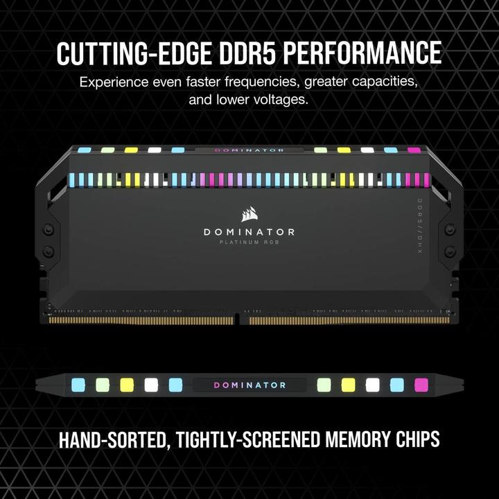 Produktbild Corsair Dominator Platinum RGB (2 x 16GB, 6000 MHz, DDR5-RAM, DIMM)