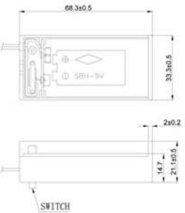 Produktbild Goobay 1x 9V Block Batteriehalter