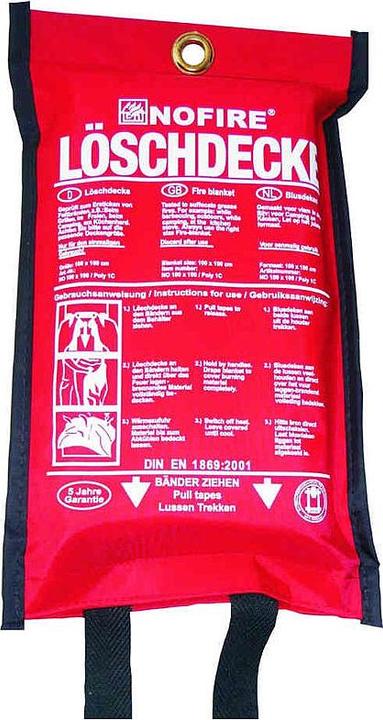 Produktbild Nofire Löschdecke 120x120cm im Polybag (A, B, F)