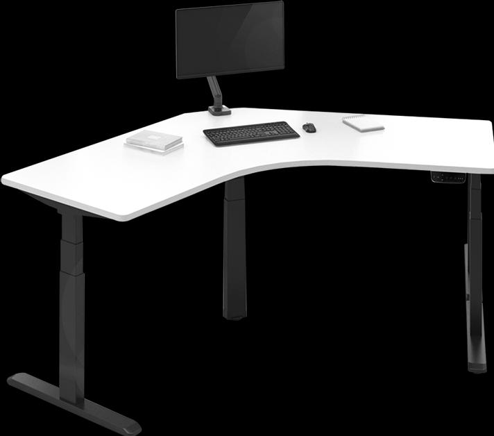 Image du produit LogiLink Pied de bureau réglable en hauteur électriquement, 120° d'angle