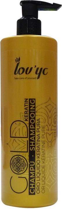 Produktbild Lov'yc Gold Shampoo Reines Keratin 500ml (500 ml, Flüssiges Shampoo)