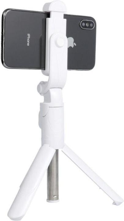 Produktbild Partner Telecom Stylus OEM Selfie Stick mit drahtloser Fernsteuerung Stativ SSTR-12 weiss