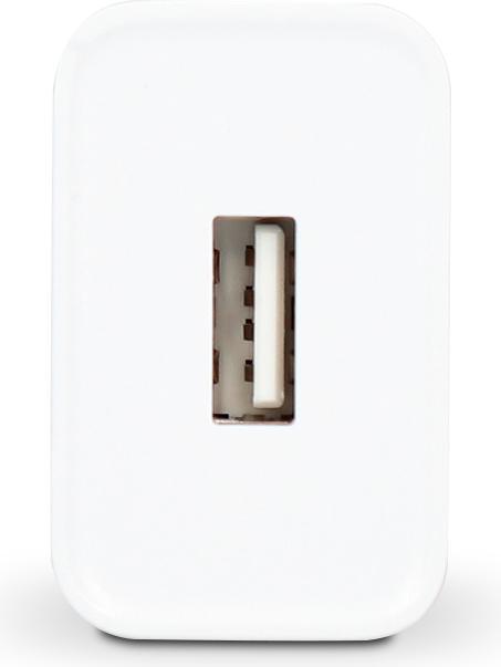 Image du produit Contact Chargeur mural + câble Lightning MFI Apple-compatible 2.1A Blanc (10 W)