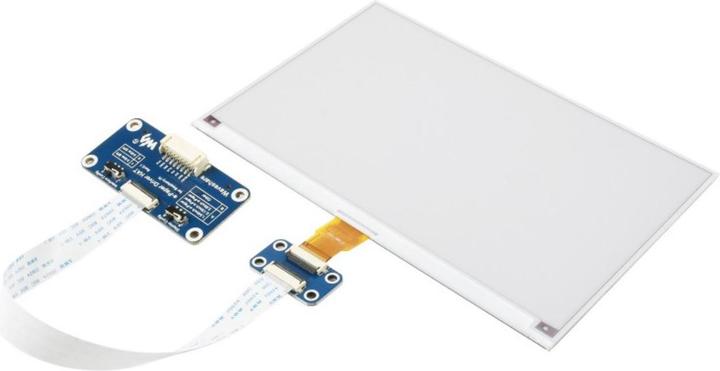 Immagine prodotto WaveShare Display E-Ink a 3 colori 800×480 da 7,5 pollici Raspberry Pi HAT