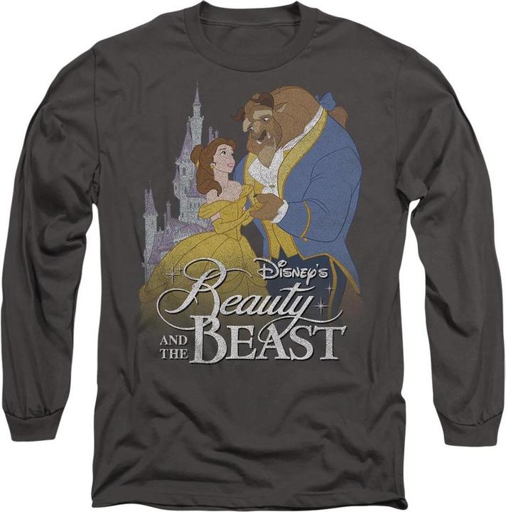 Actual product image Beauty And The Beast Unisex Adult Belle Beast Castle T-Shirt (XXL)