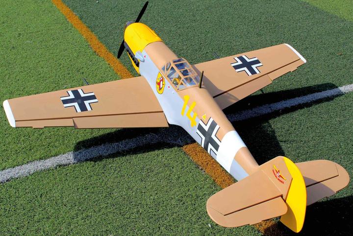 Actual product image Seagull Models SG-Models ) Messerschmitt BF-109 (ME-109) 63,9" WITH electric retractable engine (Warbird)