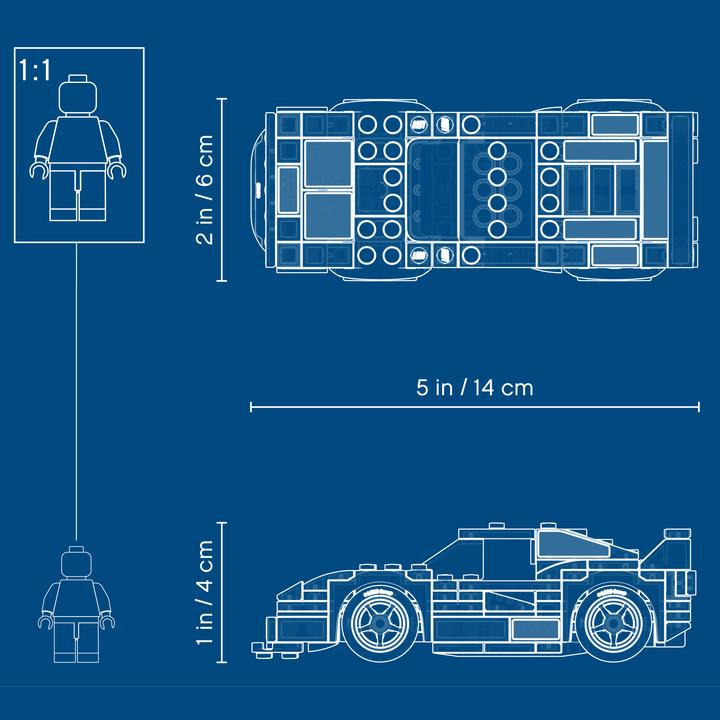 Actual product image LEGO Ferrari F40 (75890, LEGO Speed Champions)