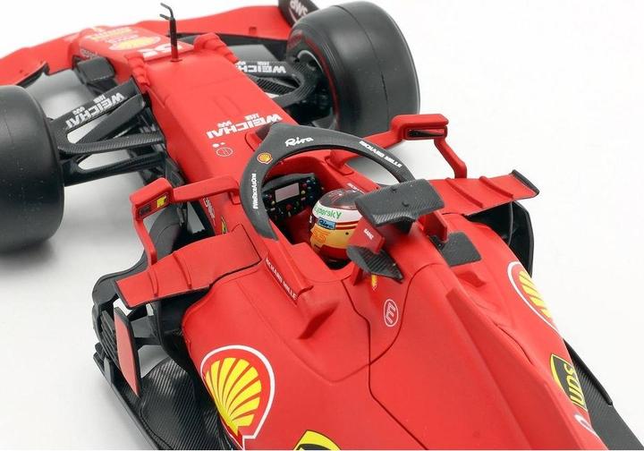 Actual product image Bburago Ferrari F1 2021 #55 Sainz 1/18