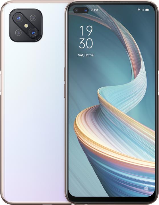 OPPO Reno4 Z (128 GB, Dew White, 6.57", Dual SIM, 48 Mpx, 5G)