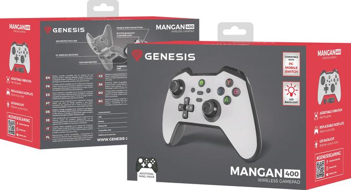 Immagine prodotto Genesis Gamepad MANGAN 400 cablato/nero (Android, PC, iOS, Mac, Switch)
