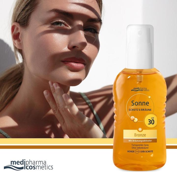 Produktbild Dr. Theiss Sonne Schu+braeu Bro Lsf30, 200 ml SPR (Sonnenspray, SPF 30, 200 ml)