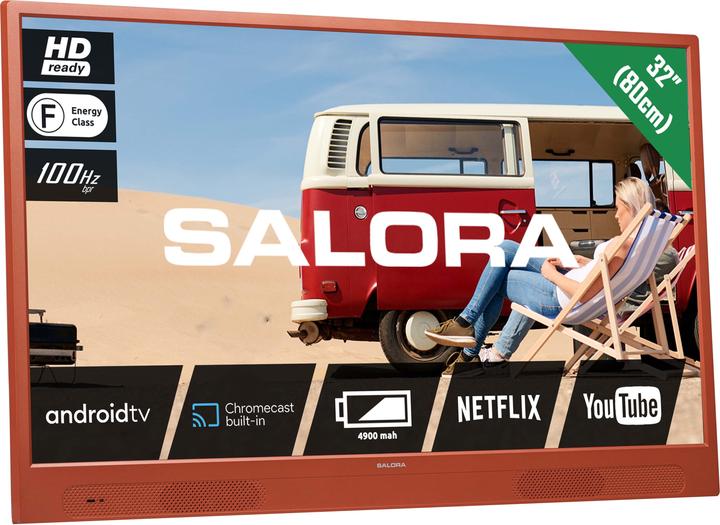 Image du produit Salora LANGATON32SO tv 81,3 cm HD Smart TV Wifi Oranje (32", LED, HD ready)