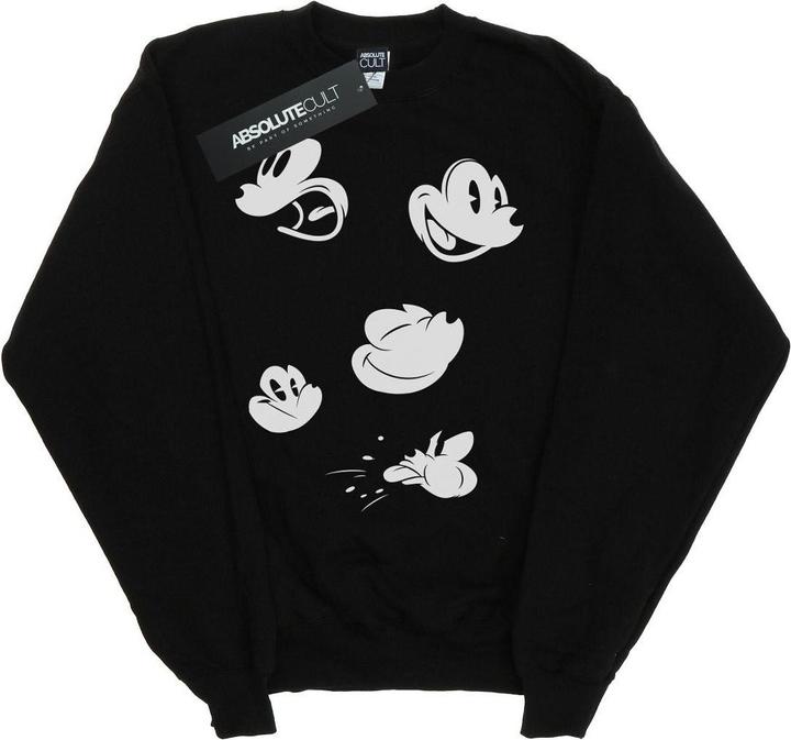 Disney Mickey Mouse Faces Sweatshirt Mädchen (128)