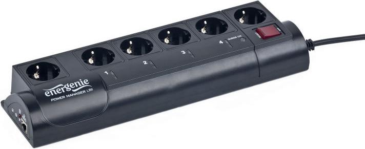 Produktbild Gembird EnerGenie EG-PMS2-LAN (6 x, 1.80 m)