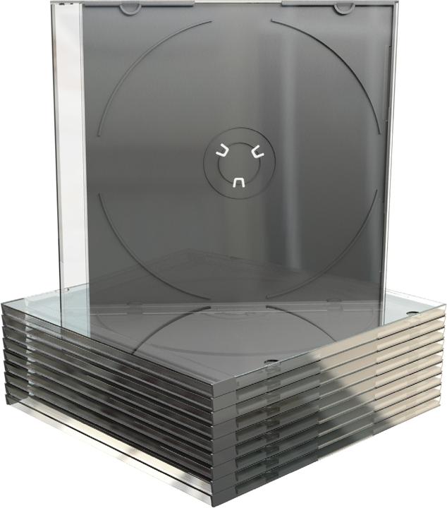 Immagine prodotto MediaRange Custodia per CD vuota, stretta, per 1 disco lavorabile, vassoio nero
