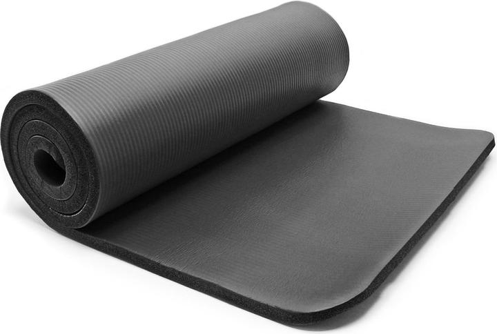 Actual product image Wiltec Camping mat black 185x80x1.5cm sleeping pad tent mat Yoga mat festival slip extra thick