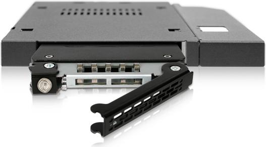 Produktbild Icy Dock 2.5” SATA/SAS HDD/SSD Wechselrahmen für Slim ODD/FDD Schacht mit Schloss