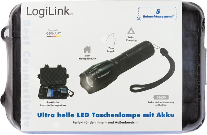 Produktbild LogiLink Taschenlampe (13.20 cm, 800 lm)