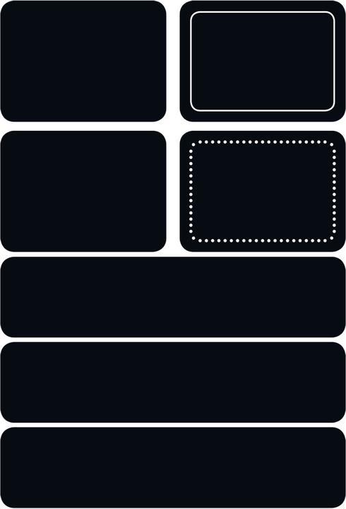 Actual product image HERMA Blackboard labels