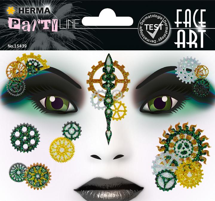 Actual product image HERMA Face Art Sticker