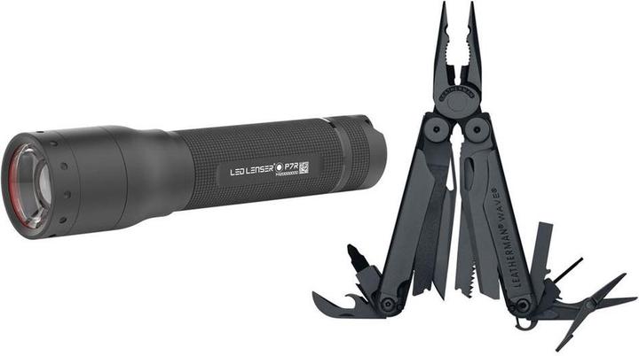 Ledlenser P7R + Leatherman Wave