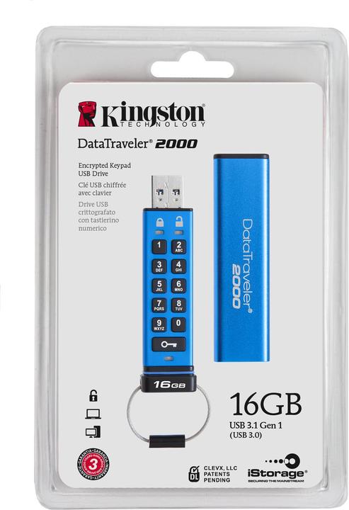 Produktbild Kingston DataTraveler 2000 (16 GB)