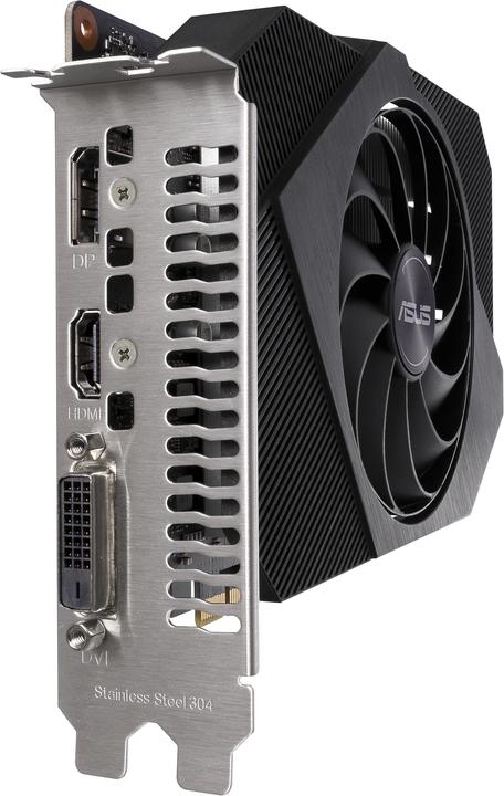 Productafbeelding ASUS Phoenix GeForce GTX 1650 OC editie, GDDR6, 128-bit DVI-D, HDMI, DP, HDCP (4 GB)