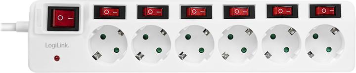 Actual product image LogiLink 6x CEE 7/3 (6 x, CEE 7/3, 1.50 m)