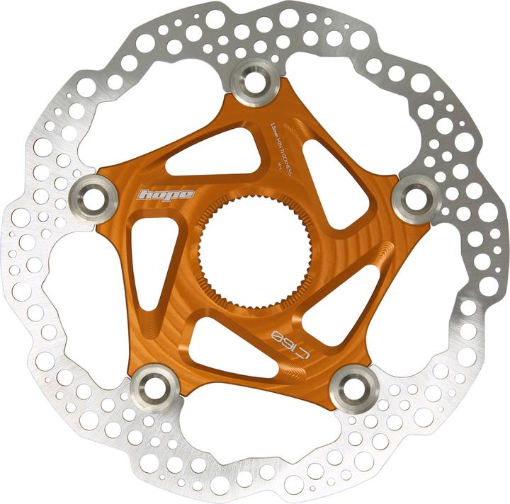 Immagine prodotto Hope Disco freno a disco flottante - Blocco centrale - arancione (160 mm)