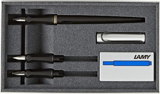 Immagine prodotto Lamy JOY - set per scrivere su carta e penna (Grigio, Nero, 3 x)