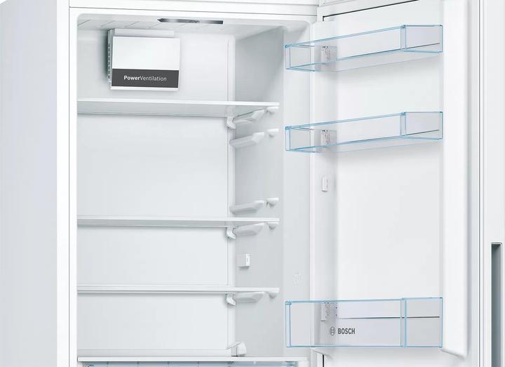 Produktbild Bosch Hausgeräte Serie 4 KGV362WEAS, 308 L, SN-T, 4.5 kg/24h, E, Fresh zone compartment, White (308 l)
