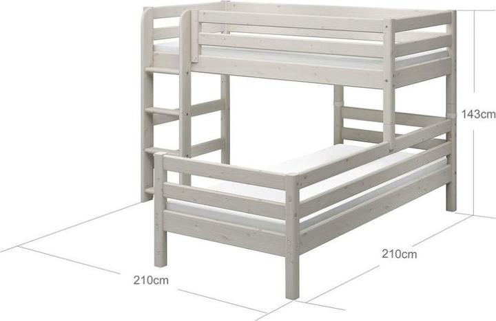 Immagine prodotto Flexa Posta per letto combinato medio-alto Classic