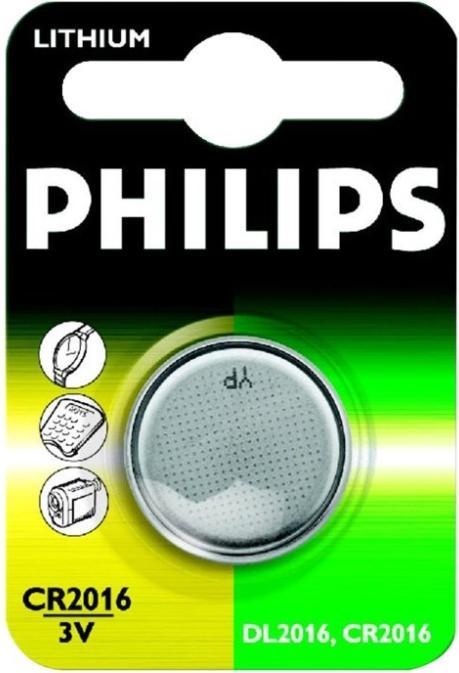 Produktbild Philips Minicell (1) CR2016/01B (1 Stk., CR2016, 75 mAh)