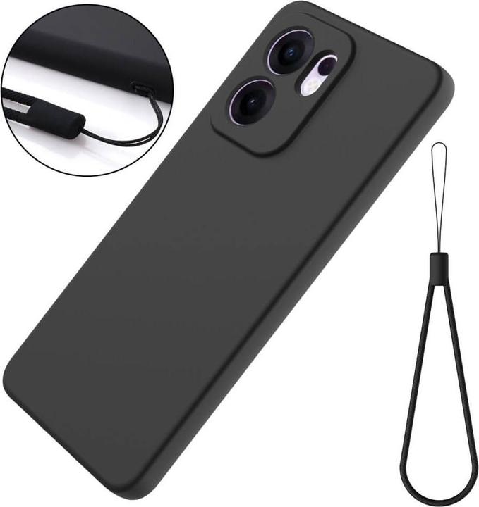 Image du produit Cover-Discount OPPO Reno13 F - Silikon Gummi Hülle mit Riemen (Oppo Reno 13 Pro)