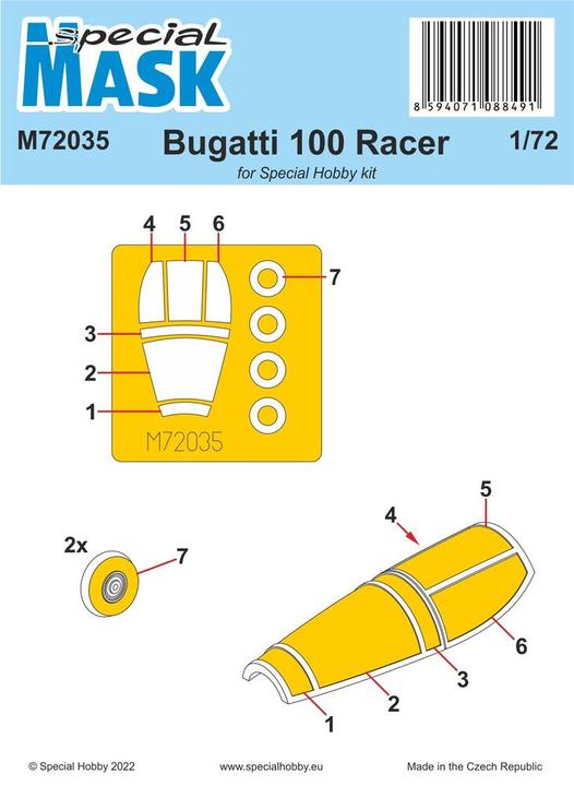 Immagine prodotto Special Hobby Bugatti 100 MASCHERA