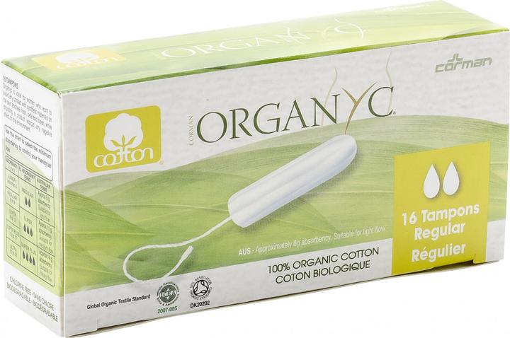 Produktbild Organyc Tampons Regular - 100% biologische Baumwolle (16 x, Normal)