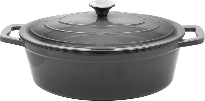 ELO Bräter Gusseisen ov.33grau (33 cm, Bräter + Schmortopf, Gusseisen)