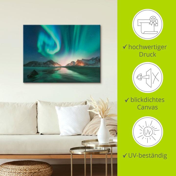 Image du produit Artland Auroraborialis - Aurore boréale T9SZ (80 x 60 cm)