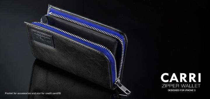 Immagine prodotto more. Portafoglio Carri Zipper (Apple iPhone 5s, Apple iPhone 5)