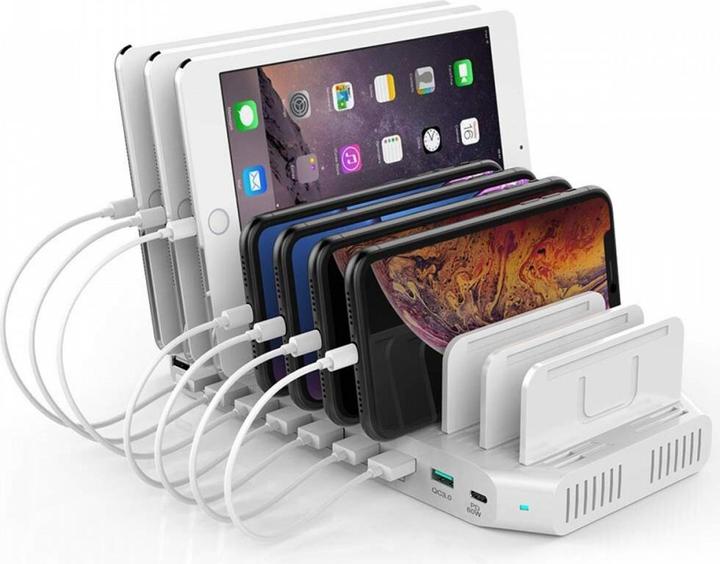 Produktbild Unitek Y-2190 Charging station 8x (USB-C, 10 Ports)