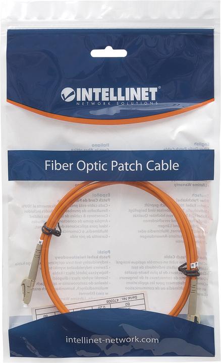 Produktbild Intellinet LWL Anschlusskabel LC/LC Multimode OM2 (CAT7, 1 m)