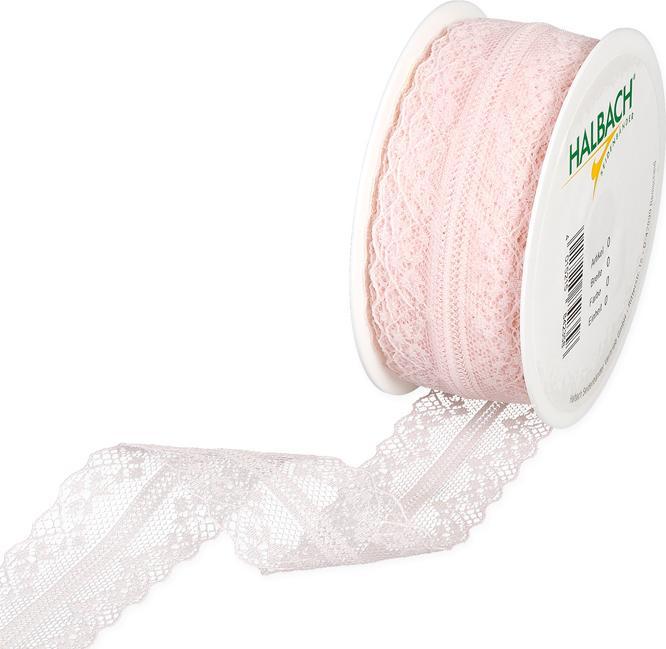 Immagine prodotto Halbach Nastro di pizzo, rosa (Nastro da regalo)