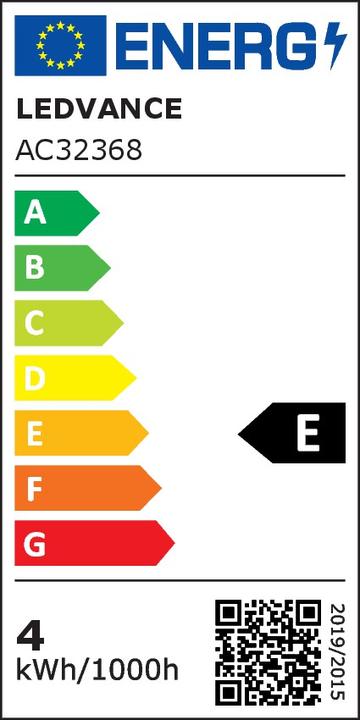 Energy Label Osram Star Classic P40 (E14, 4 W, 470 lm, 1 x, E)