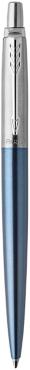 Actual product image Parker Ballpoint pen JOTTER Waterloo BL M (Blue, Chromed, 1 x)