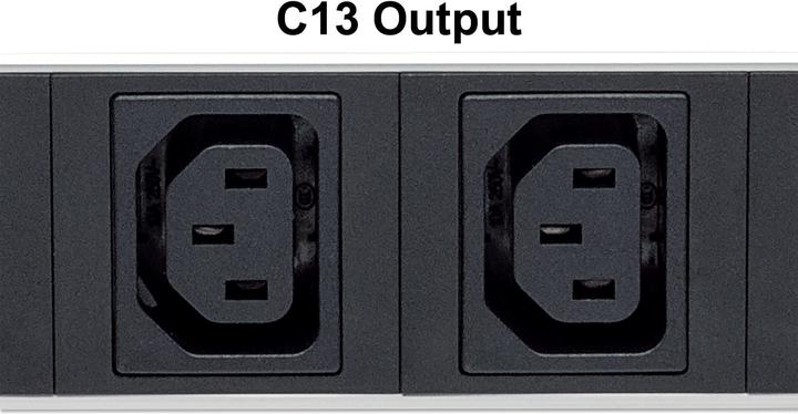 Actual product image Intellinet Power socket C13+C19 PDU vert. Mounting