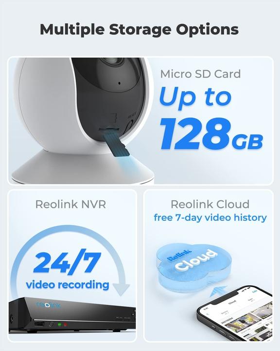 Produktbild Reolink CA E1-V2, 3 MP, 1080p Full HD (2304 x 1296 Pixels)