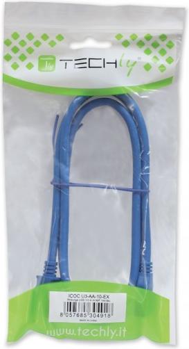 Produktbild Techly USB3.0 Kabel Stecker Typ A/Stecker Typ B (3 m, USB 3.0)