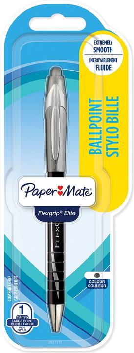 Produktbild Paper Mate Kugelschreiber FlexGrip Elite 1.4 B 1 Stk sw (Schwarz, Silber)
